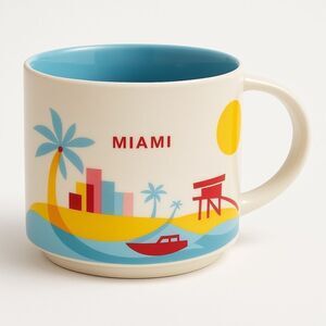 Starbucks Coffee You Are Here Collection Coffee Mug Miami
